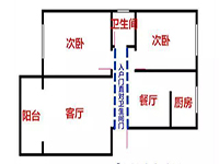 入戶(hù)門(mén)正對(duì)著衛(wèi)生間，客人來(lái)了太尷尬了